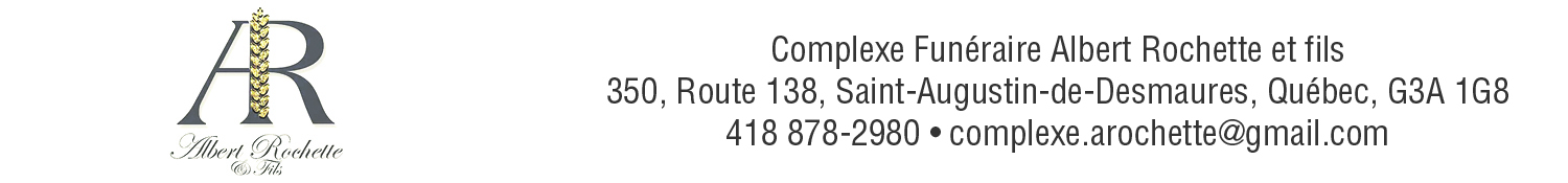 (Nécro) COMPLEXE FUN. ALBERT ROCHETTE & FILS
