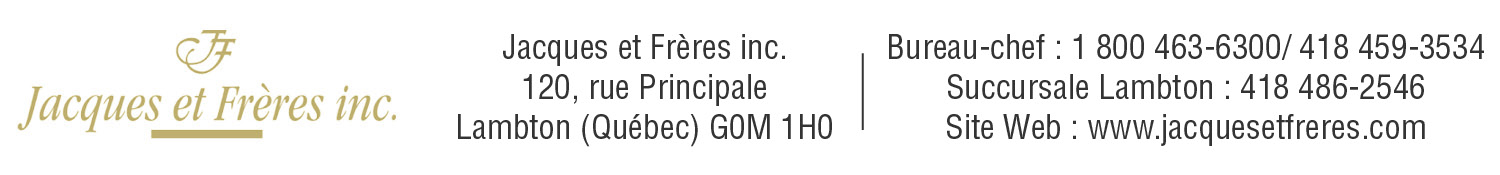 (NÉCRO) CENTRE FUN. JACQUES & FRÈRES - LAMBTON