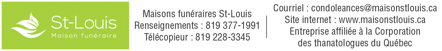 (Nécro) MAISONS FUN. ST-LOUIS INC -POINTE-DU-LAC