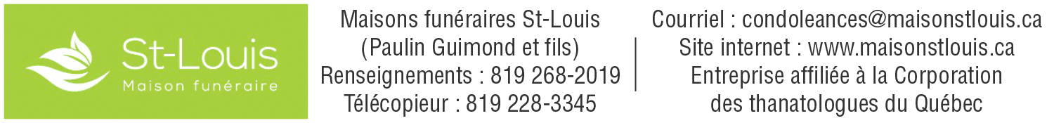 (Nécro) MAISONS FUN. ST-LOUIS INC -ST-PAULIN