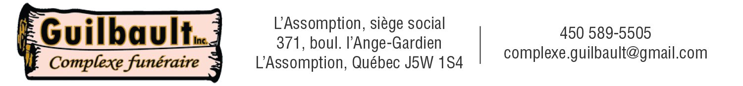 (Nécro) COMPLEXE FUNÉRAIRE GUILBAULT - L'ASSOMPTIO