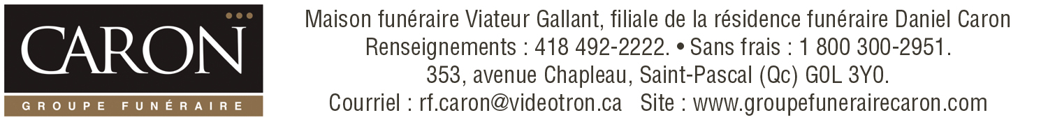 (Nécro) MAISON FUN. VIATEUR GALLANT-GROUPE FUN CA