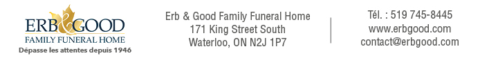 (NECRO) ERB & GOOD FAMILY FUNERAL HOME